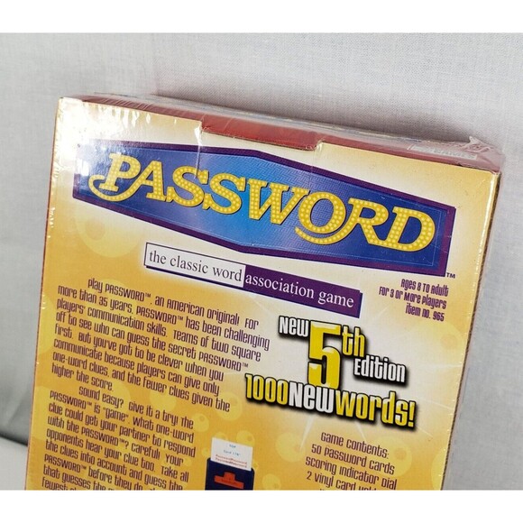 PASSWORD Endless Games 2008 Quick Picks 5th Edition -- New in Box - Picture 12 of 12